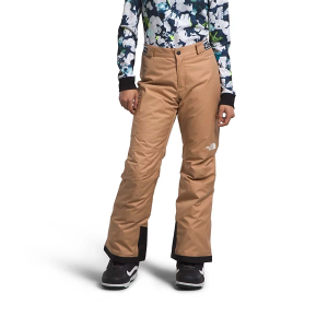 Girls' The North Face Snow Pants Freedom Print Small Almond