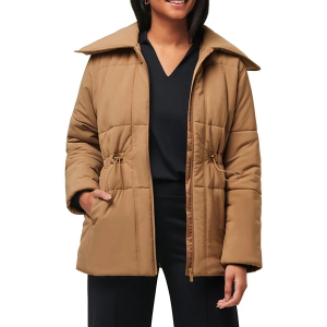Women's TravisMathew Mont Blanc Puffer Jacket Small Tigers Eye
