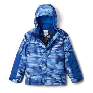 Boys' Columbia Whirlibird III Interchange 3-in-1 Jacket Large Mountain Blue Windblown