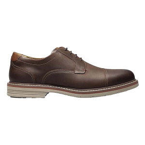 Men's Florsheim Norwalk Cap Toe Dress Shoes Regular 9 Brown Charcoal
