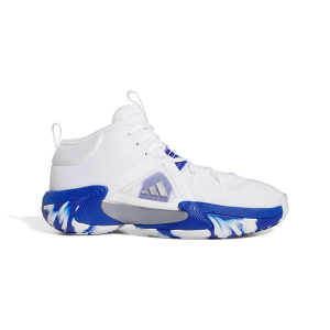 Women's adidas Exhibit Select Mid Basketball Shoes 10 Regular White/Blue