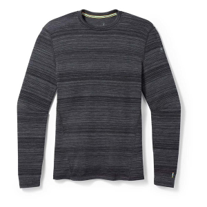 Men's Smartwool Classic Thermal Merino Top Long Sleeve Base Layer Small Black Color Shift