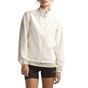 Women's The North Face Willow Stretch Jacket Softshell Jacket Medium White Dune