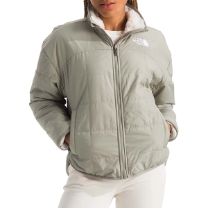 Girls' The North Face Reversible Shasta Full Zip Puffer Jacket Large Clay Grey