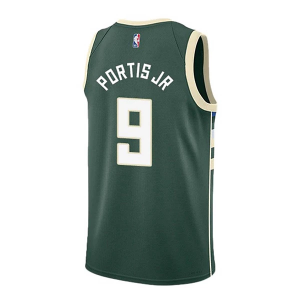 Milwaukee Bucks Bobby Portis Jr. #9 Nike Icon Jersey Small Fir