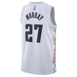 Denver Nuggets Jamal Murray #27 Nike 2024 City Edition Jersey Large White