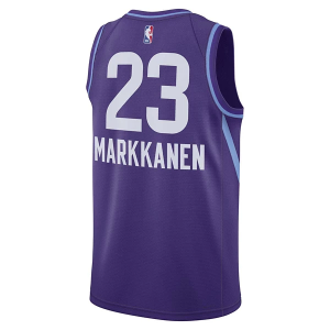 Utah Jazz Lauri Markkanen #23 Nike 2024 City Edition Jersey Large Purple