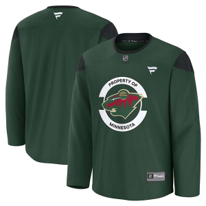 Minnesota Wild Fanatics Practice Jersey Large Dark Green