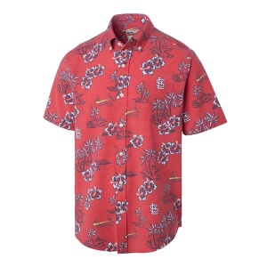 St. Louis Cardinals Kekai Button Up Medium Red
