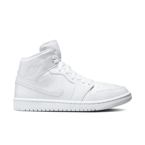 Women's Air Jordan 1 Mid Sneakers 11 Regular White/White-White