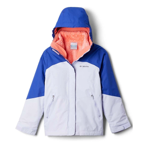 Girls' Columbia Bugaboo III Fleece Interchange 3-in-1 Jacket XLarge Snowdrift/Clematis Blue
