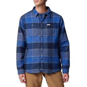 Men's Columbia Windward II Long Sleeve Shacket Medium Blue Multi