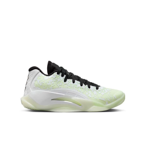Kids' Jordan Zion 3 Basketball Shoes Big 7 Regular White/Black/Barely Volt