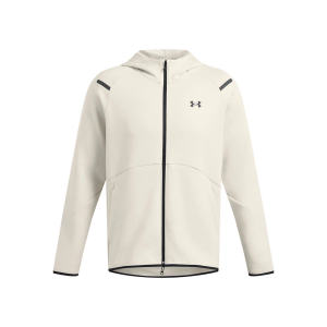 Men's Under Armour Unstoppable Fleece Full Zip Medium White Black