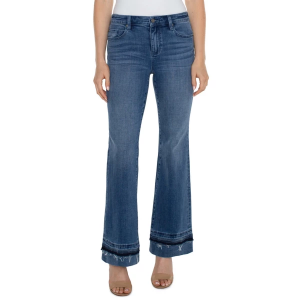 Women's Liverpool Los Angeles Eco Lucy Let Down Hem Bootcut Jeans Vandever 2 32