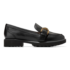 Women's Cole Haan Giana Buckle Loafers Regular 9 Black