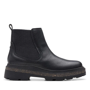 Women's Clarks Hencroft Step Waterproof Chelsea Boots 8 Black