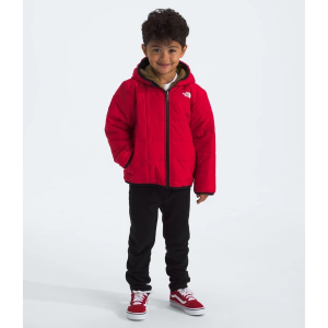 The North Face Reversible Shasta Full Zip Puffer Jacket Toddler 2T TNF Red