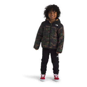 Boys' The North Face Reversible Shasta Full Zip Puffer Jacket Toddler 4T TNF Black/TNF Camo Small Print