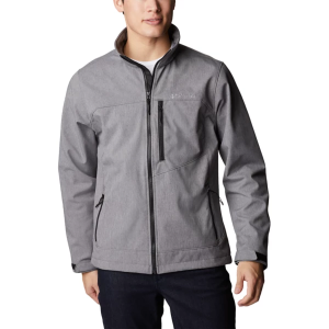 Men's Columbia Cruiser Valley Softshell Jacket Small City Grey/Black