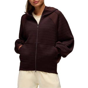 Women's prAna Send Off Full Zip Medium Espresso