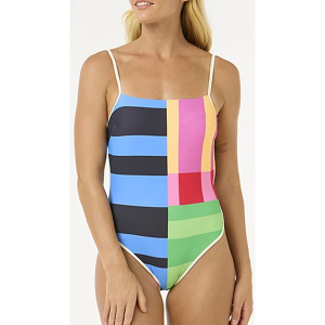Women's Rip Curl La Dalias Good One Piece Swimsuit Juniors Large Multi