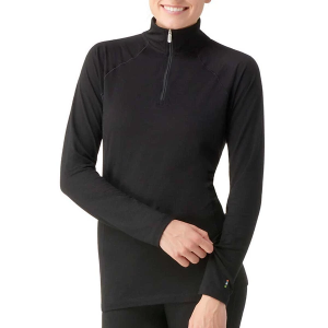 Women's Smartwool Classic All-Season Merino Long Sleeve 1/4 Zip Small Black