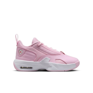 Kids' Jordan Max Aura 6 Basketball Shoes Big 6 Regular Pink Foam /Fire Red/Metallic Silver