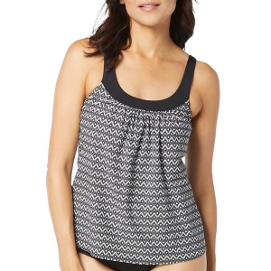 Women's Coco Reef Ultra Fit Swim Tankini Misses 34D Cast Black