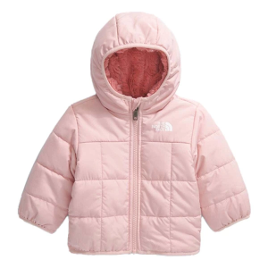 The North Face Reversible Shasta Full Zip Puffer Jacket Baby 3 mo. Pink Moss