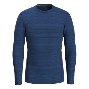 Men's Smartwool Classic Thermal Merino Top Long Sleeve Base Layer Medium Deep Navy Color Shift