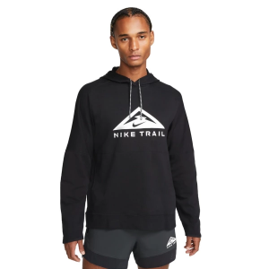 Men's Nike Trail Magic Hour Big Logo Hoodie Medium Black/Black/White
