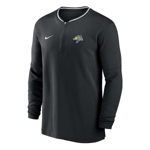 South Dakota State Jackrabbits Nike Sideline Coaches 1/4 Zip Medium Black
