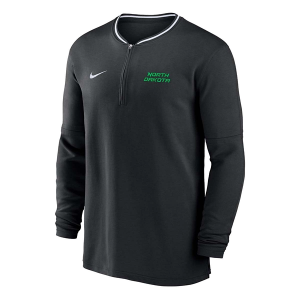 North Dakota Fighting Hawks Nike Sideline Coaches 1/4 Zip Large Black