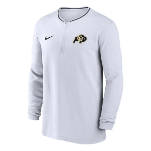 Colorado Buffaloes Nike Sideline Coaches 1/4 Zip 2XLarge White