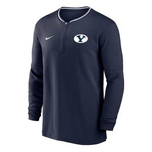 BYU Cougars Nike Sideline Coaches 1/4 Zip Small Navy