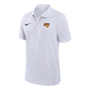 Northern Iowa Panthers Nike Sideline Woven Polo Large White