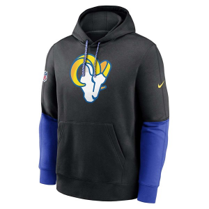 Los Angeles Rams Nike 2024 Sideline Club Hoodie Medium Black