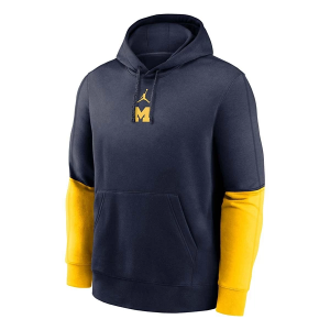 Michigan Wolverines Nike Hoodie Medium Navy