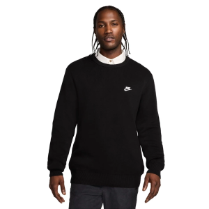 Men's Nike Pullover Sweater Club XLarge Black/White