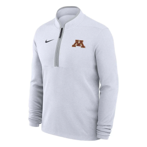 Minnesota Golden Gophers Nike DriFit Victory 1/4 Zip Small White