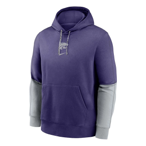 Kansas State Wildcats Nike Hoodie Large Purple