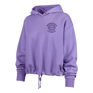 Women's Minnesota Vikings 47 Brand Venice Hoodie Large Purple