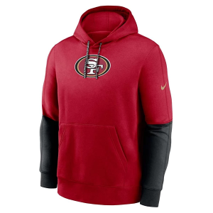 San Francisco 49ers Nike 2024 Sideline Club Hoodie Small Black