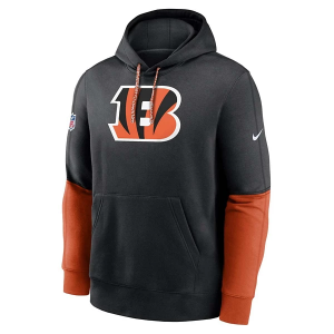 Cincinnati Bengals Nike Sideline Club Hoodie Large Black