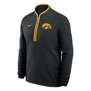 Iowa Hawkeyes Nike Victory 1/2 Zip Small Black