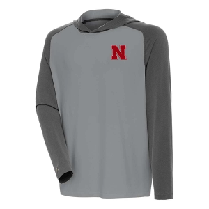 Nebraska Cornhuskers Antigua Intrepid T-Shirt 2XLarge Grey Heather CR