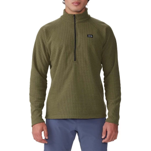 Men's Mountain Hardwear Summit Grid 1/2 Zip Pullover Medium Green