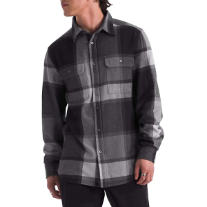 Men's The North Face Arroyo Long Sleeve Flannel Medium Smoked Pearl Macro Plaid