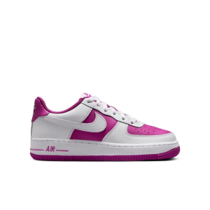 Kids' Nike Air Force 1 Sneakers Big 6 Regular White/Hot Fuchsia